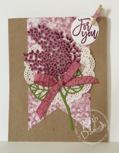 Lilac gift bag